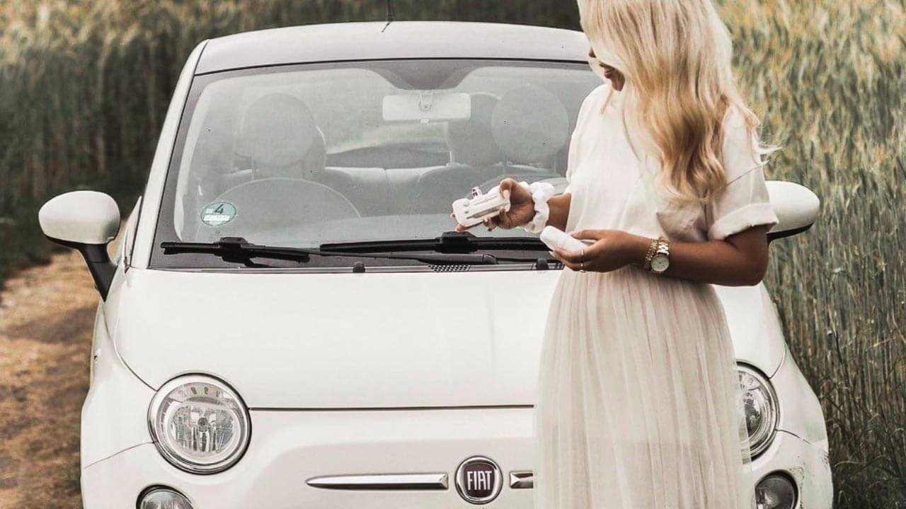 Influencer-Promotion für Fiat500 Fragrance
